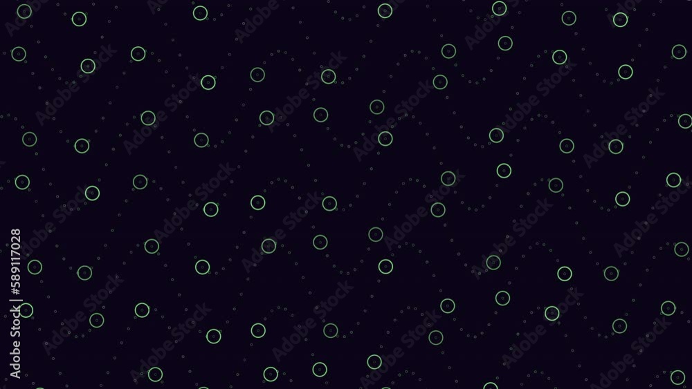 Repeat futuristic waves pattern with rainbow rings and glitters on black gradient, motion abstract corporate, cyber and futuristic style background Repeat futuristic waves pattern with rainbow rings and glitters on black gradient, motion abstract corporate, cyber and futuristic style background