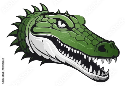 Crocodile vector © Awesomextra