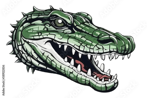 Crocodile vector © Awesomextra