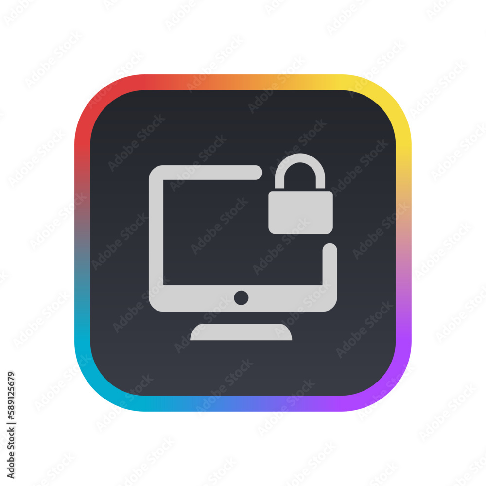 Lock System - Pictogram (icon) Lock System - Pictogram (icon)
