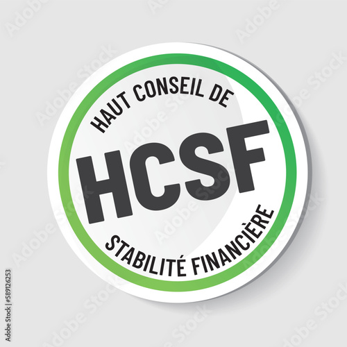 HCSF - haut conseil de stabilité financière
