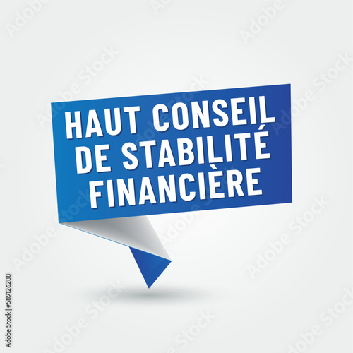 HCSF - haut conseil de stabilité financière
