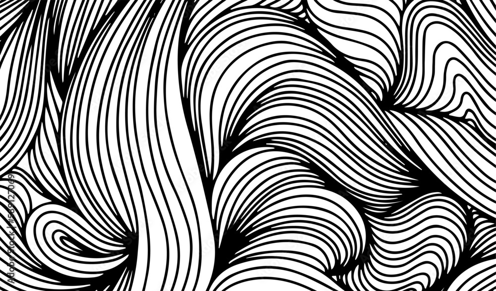 Wavy curved line background. Cover png layout template art.