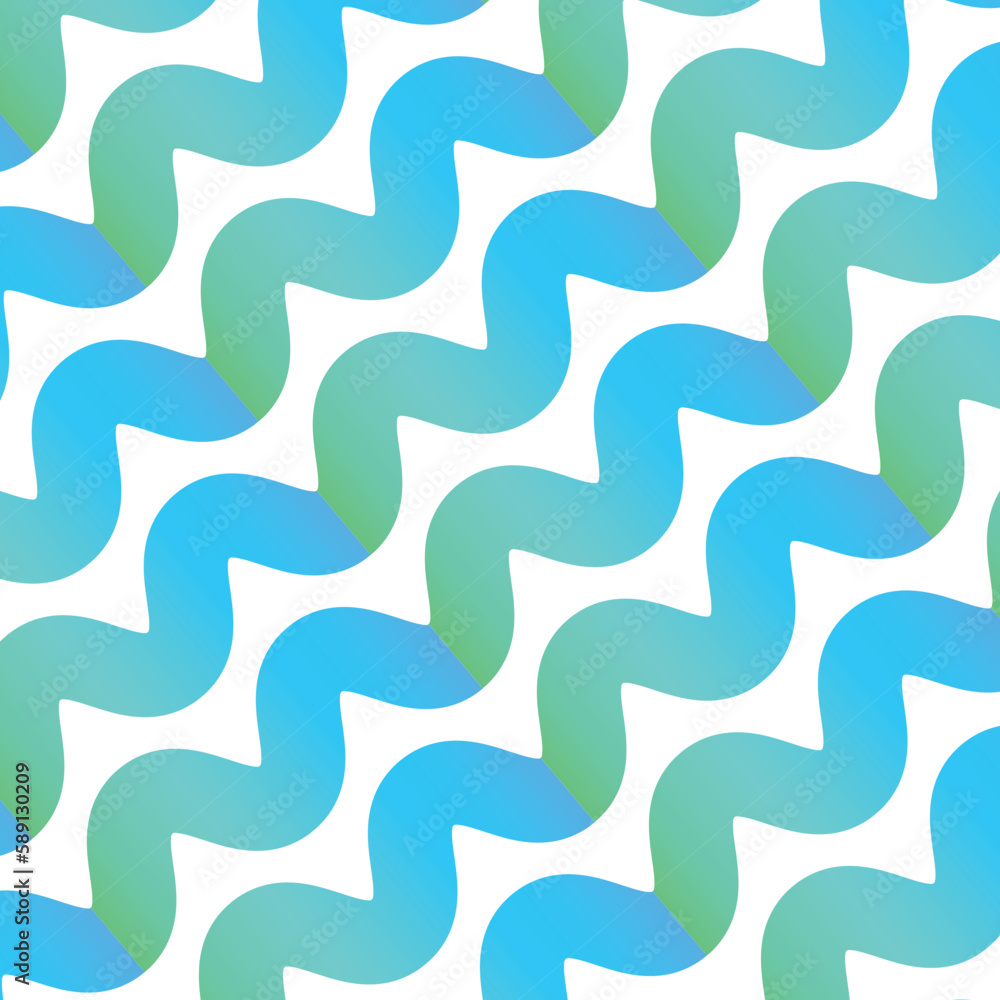 Free vector abstract zigzag diagonal wave pattern gredient background