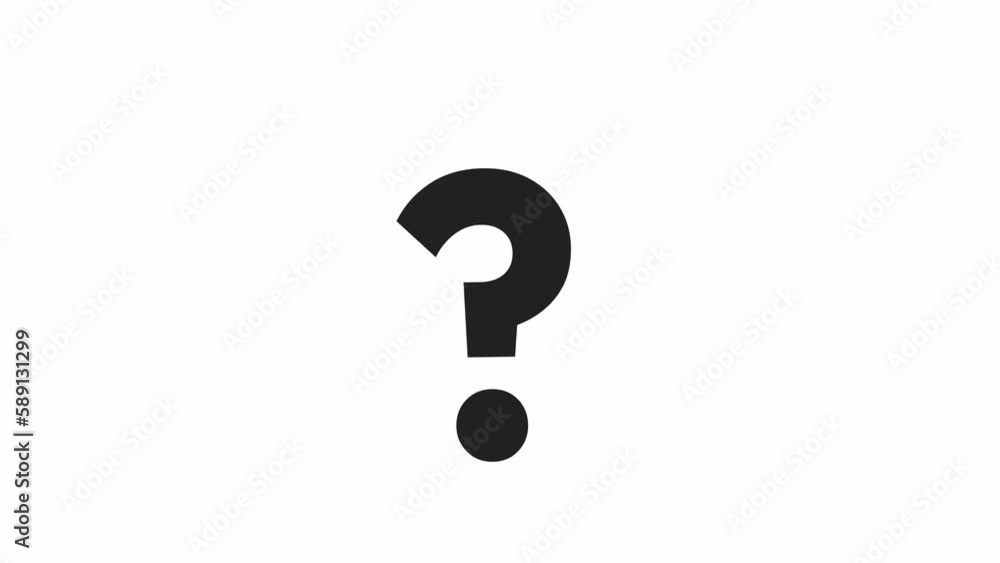 Animated mono question to exclaim. Express emotions marks. Black and white thin line icon 4K video footage for web design. Monochromatic isolated flat element animation with alpha channel transparency Animated mono question to exclaim. Express emotions marks. Black and white thin line icon 4K video footage for web design. Monochromatic isolated flat element animation with alpha channel transparency