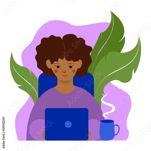 Femme au travail 
