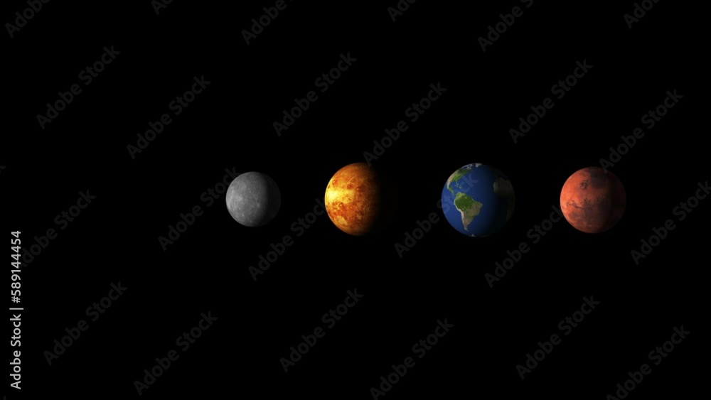 solar system with black screen background. solar system with black screen background.
