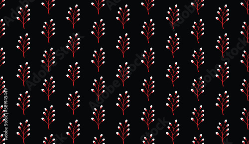 Geometric ethnic pattern seamless flower color oriental.
seamless pattern.Design for fabric,curtain,black background, carpet, shawl,clothing,wrapping, Batik,fabric,handkerchief,Vector illustration.