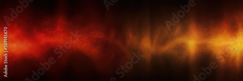 Autumn Blaze Gradient Panoramic Abstract Background, Generative AI