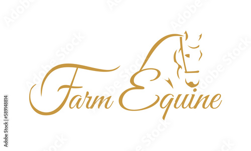 equine farm free vector  © Galaxyd