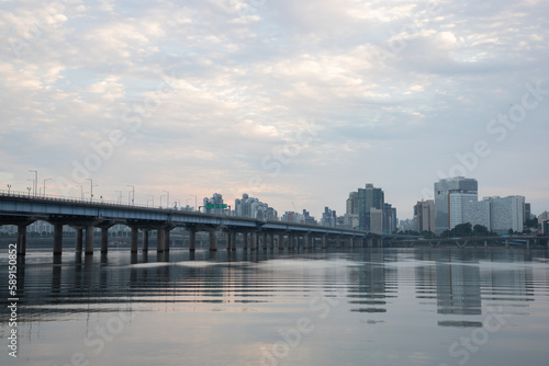 Wallpaper Mural 한강 다리 풍경 Torontodigital.ca