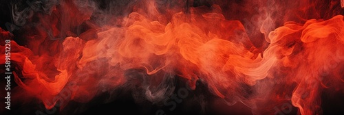 Fiery Inferno  Abstract Red and Black Background for Armageddon  Halloween and Evil Themes, Generative AI
