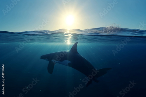 orcas or killer whales  generative ai