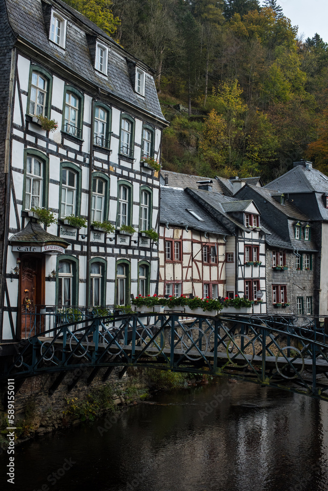 historical half-timbered houses in Germany