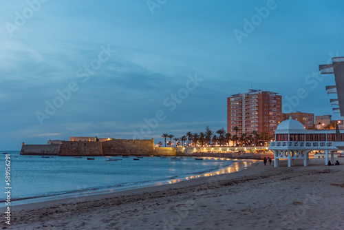Cadiz a port city in Andalusia in southwest Spain and different city views