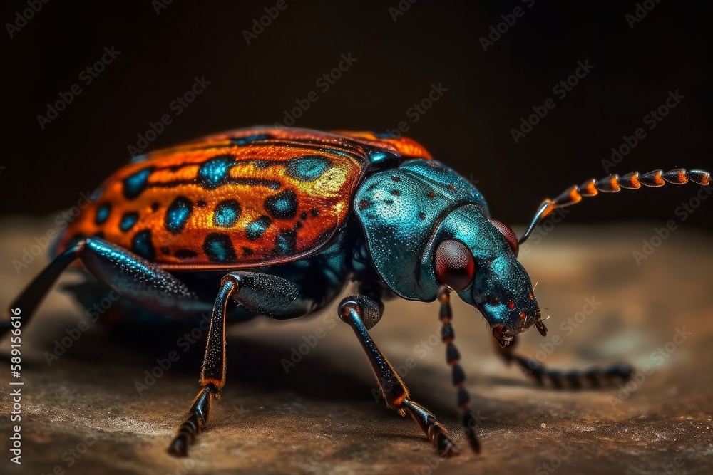 Fototapeta premium state potato beetle made with generative ai