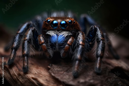 Gooty Sapphire Tarantula made with generative ai