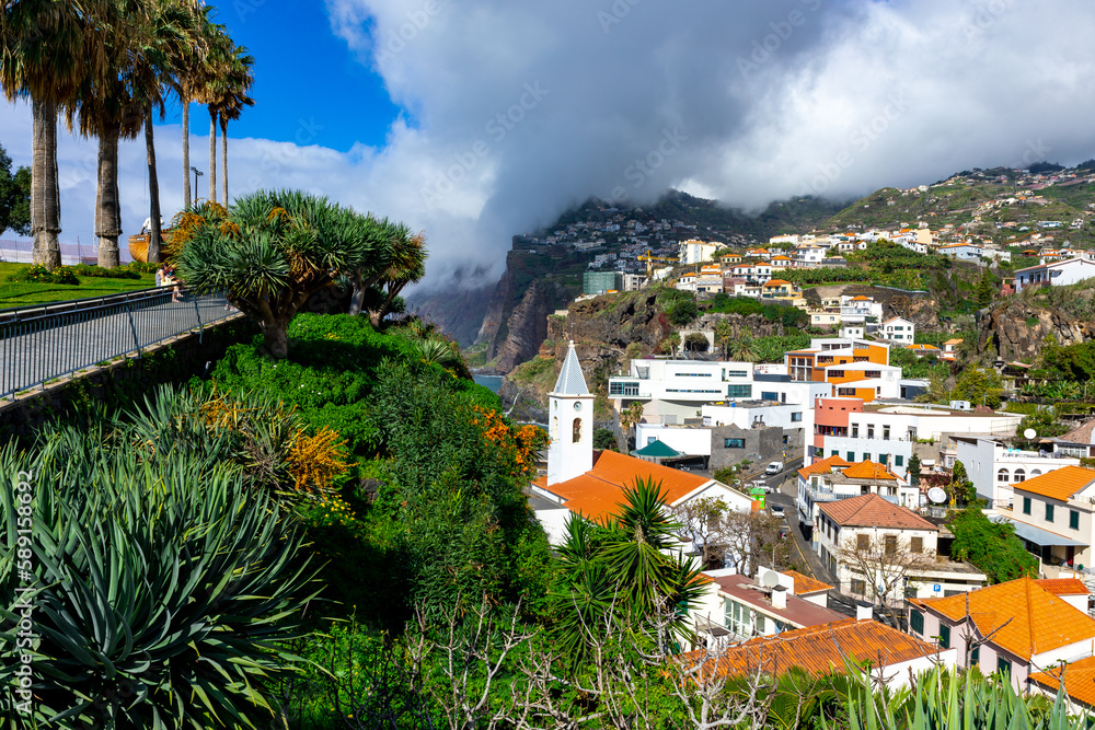 Madeira. Camara de Lobos. Small fisherman village, popular tourist