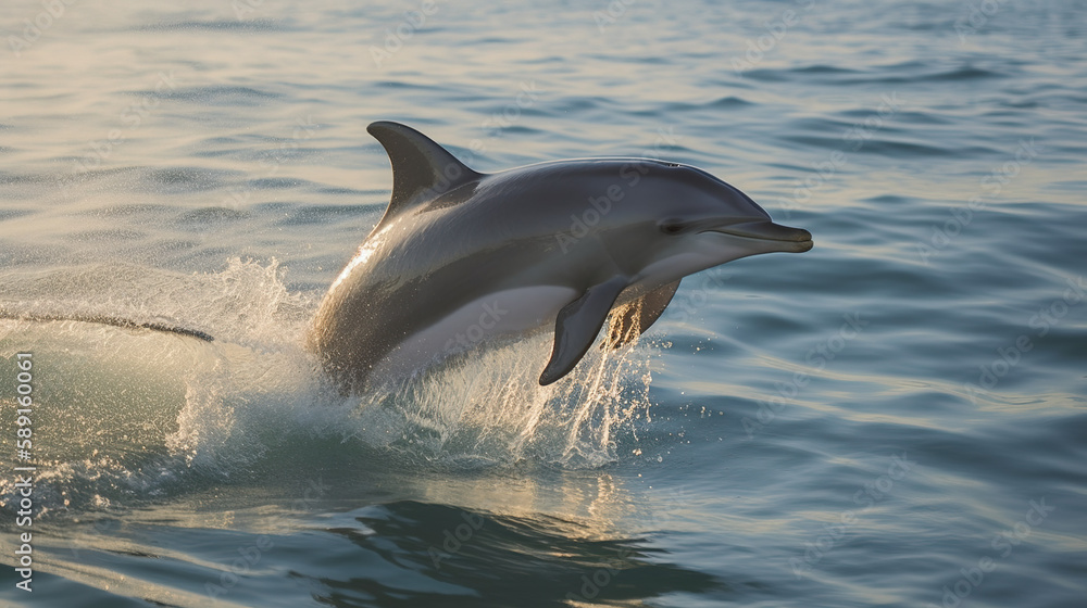 Fototapeta premium Dolphin in the ocean
