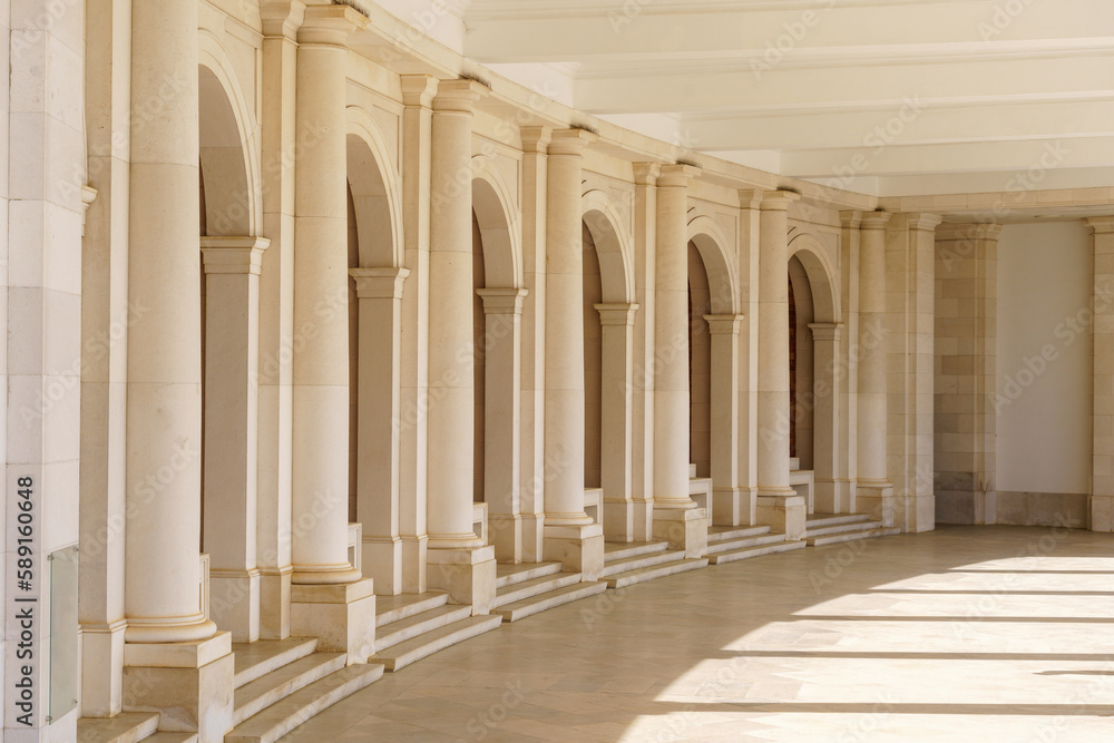 graphic viewpoint of arches with clean lines and shapes graphic viewpoint of arches with clean lines and shapes