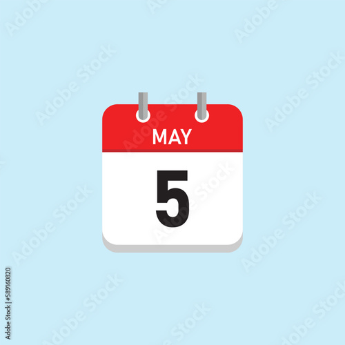 May 5 Concept Design. Vector Illustration.