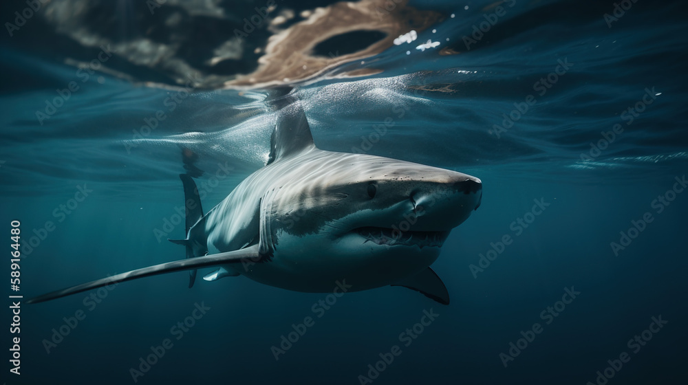 Fototapeta premium Shark in the ocean