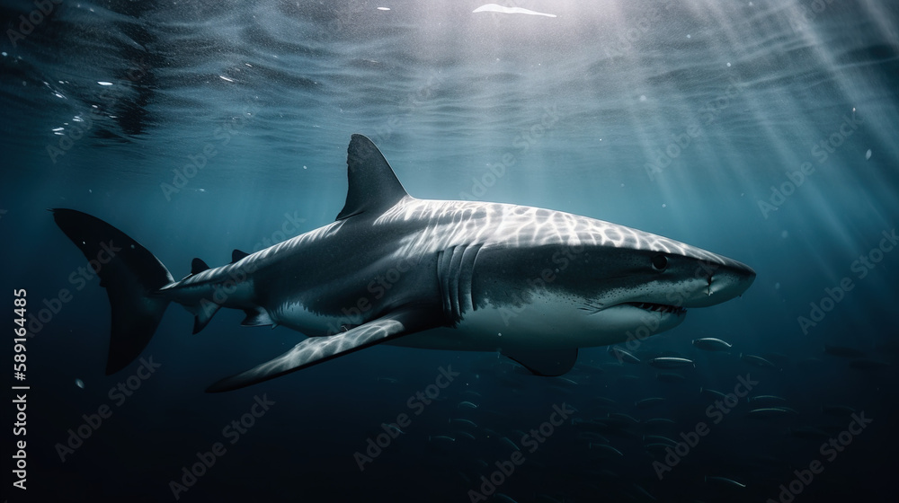 Fototapeta premium Shark in the ocean