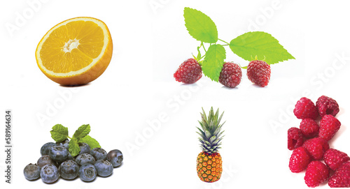 Set Of Fruits Like lemon etc....