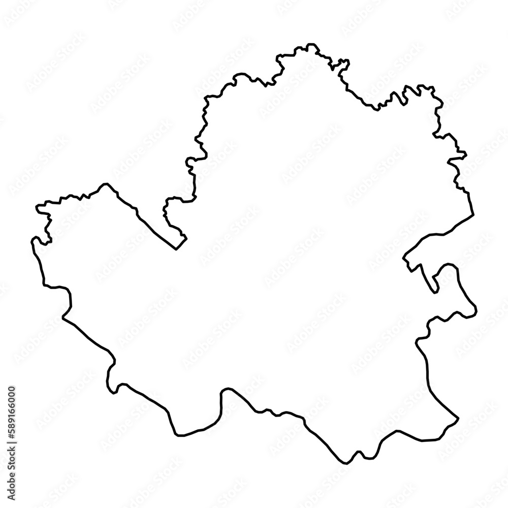 Southeast Slovenia map, region of Slovenia. Vector illustration.