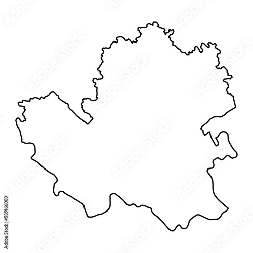 Southeast Slovenia map, region of Slovenia. Vector illustration.