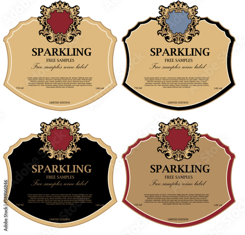 WINE LABEL COLLECTION DECORATIVE STICKER