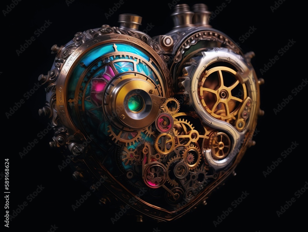 Steampunk heart