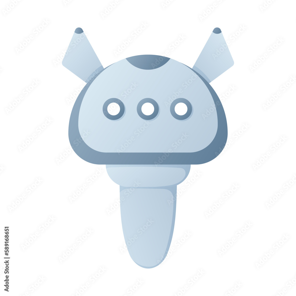 Odessa, Ukraine - April 5, 2023 - The modern concept of the chat bot. AI assistant transmitting information. Vector illustration. Modern flat style. Odessa, Ukraine - April 5, 2023 - The modern concept of the chat bot. AI assistant transmitting information. Vector illustration. Modern flat style.