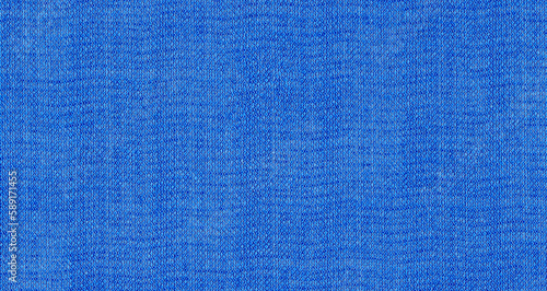 青い生地の布