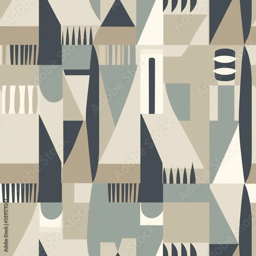 Seamless repeating pattern - contemporary art pattern