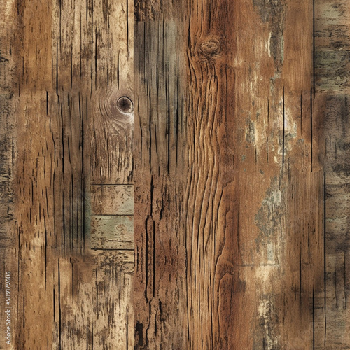 Seamless repeating pattern - distressed wood panel pattern