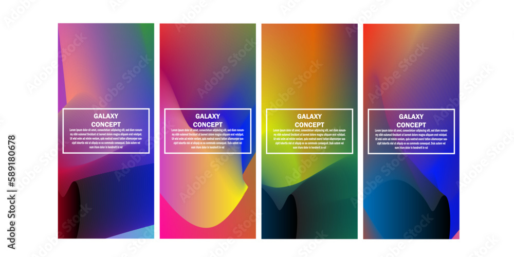 design background with a galaxy theme with solid colors - eps 10
