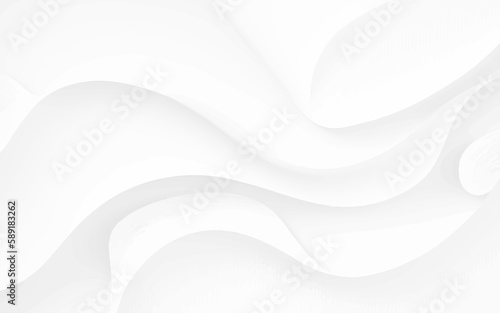 abstract white wave background. Abstract white Smoke wave background and abstract gradient and white wave background. © Towhidul