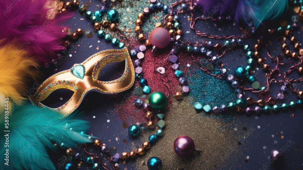 mardi gras masks carnival - by generative ai mardi gras masks carnival - by generative ai