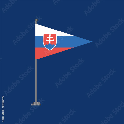 Illustration of slovakia flag Template