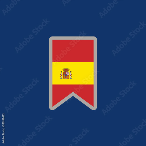 Free Download Illustration of spain flag Template - GFXLoad