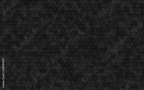 Luxury black geometric triangle abstract background illustration