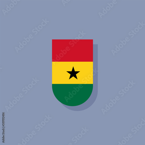 Illustration of ghana flag Template Free Download Illustration of ghana flag Template - GFXLoad