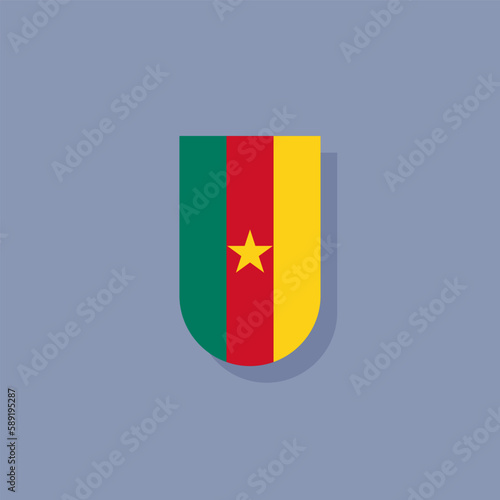 Illustration of cameroon flag Template Free Download Illustration of cameroon flag Template - GFXLoad