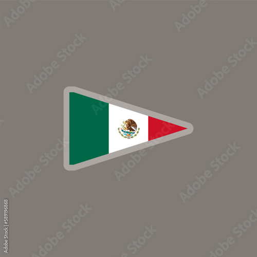 Free Download Illustration of Mexico flag Template - GFXLoad