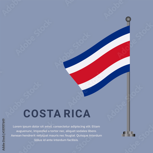 Illustration of Myanmar flag Template