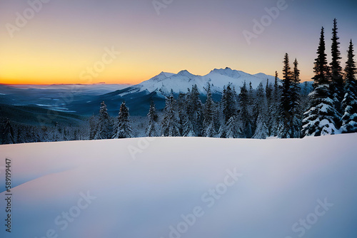 sunrise in the mountains © Agry