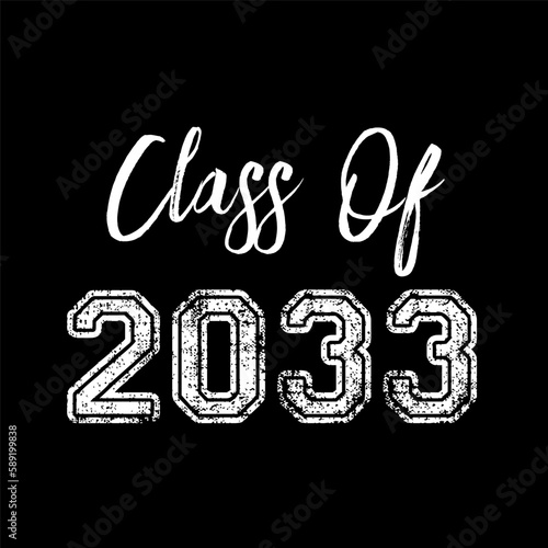 Class Of 2033 Vector, T shirt Design