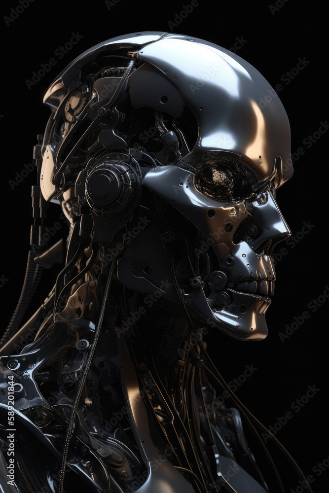 3d rendering of a close-up futuristic 3d rendering of a close-up futuristic