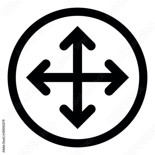 move icon, move symbol, move arrow, move sign, Set of arrow icons, Set of interface collection for website design, Design elements for your projects. vertical arrow line icons, ui icon